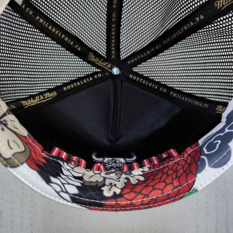 MITCHELL & NESS Chicago Bulls "Year Of The Snake" NBA-keps
