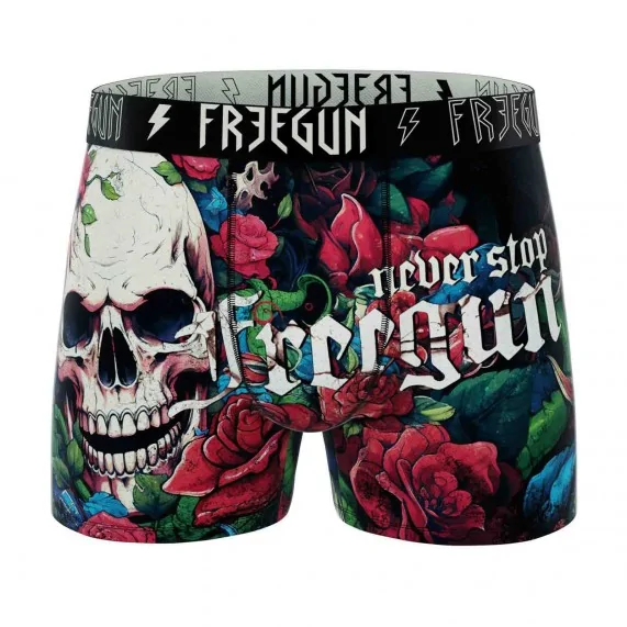Schedel & Tatoo Microvezel herenboxershort (Herenboxershorts) Freegun chez FrenchMarket