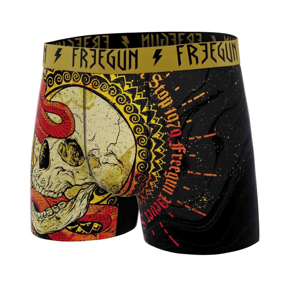 Boxer Homme Microfibre Skull & Tatoo (Boxers Homme) Freegun chez FrenchMarket