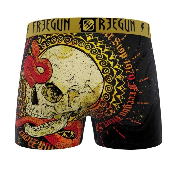 Schedel & Tatoo Microvezel herenboxershort (Herenboxershorts) Freegun chez FrenchMarket