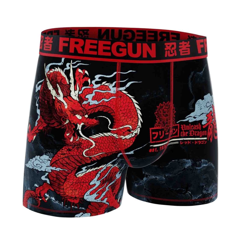 Dragon" Microvezel Boxer voor mannen (Herenboxershorts) Freegun chez FrenchMarket