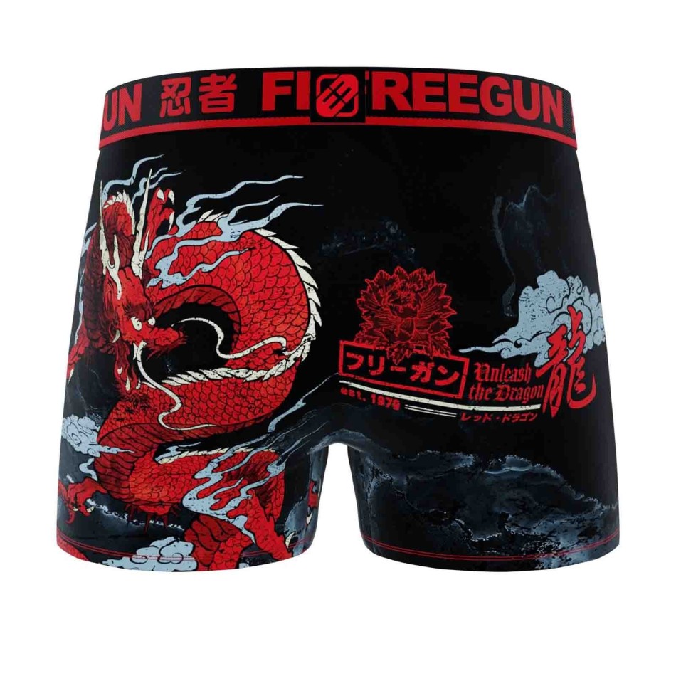 FREEGUN Boxer herr mikrofiber "Dragon" | Officiell FREEGUN