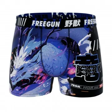 Boxer Homme Microfibre "Dragon" (Boxer) Freegun chez FrenchMarket