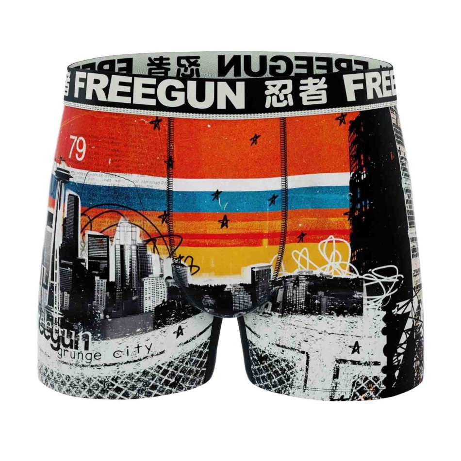 FREEGUN "Grunge City" Boxer i mikrofiber för män