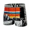 Calzoncillos bóxer de microfibra "Grunge City" para hombre (Calzoncillos para hombre) Freegun chez FrenchMarket