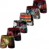 Confezione da 6 boxer in microfibra "Skull & Tatoo" per uomo (Boxer da uomo) Freegun chez FrenchMarket Confezione da 6 boxer in microfibra "Skull & Tatoo" per uomo (Boxer da uomo) Freegun chez FrenchMarket