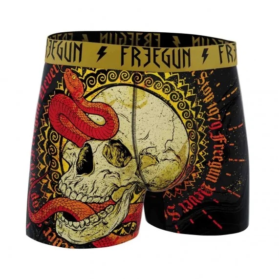 Set van 6 "Skull & Tatoo" Microvezel Boxershorts voor Mannen (Herenboxershorts) Freegun chez FrenchMarket Set van 6 "Skull & Tatoo" Microvezel Boxershorts voor Mannen (Herenboxershorts) Freegun chez FrenchMarket