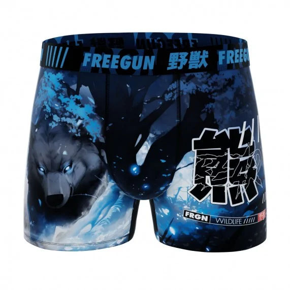 Boxer Mann Mikrofaser "Bär" (Boxershorts Mann) Freegun auf FrenchMarket