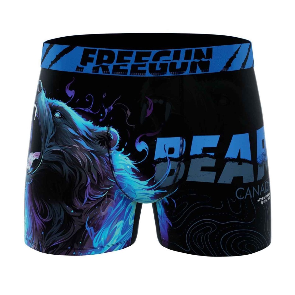 Herenboxershort "Bear" Microvezel (Herenboxershorts) Freegun chez FrenchMarket