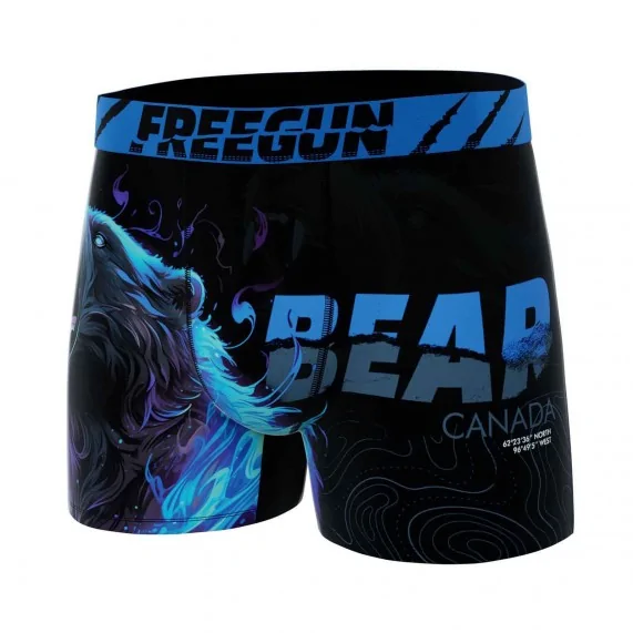Herenboxershort "Bear" Microvezel (Herenboxershorts) Freegun chez FrenchMarket
