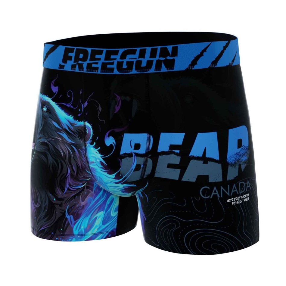 FREEGUN Boxer Men Microfibre "Bear" | officiell FREEGUN-återförsäljare