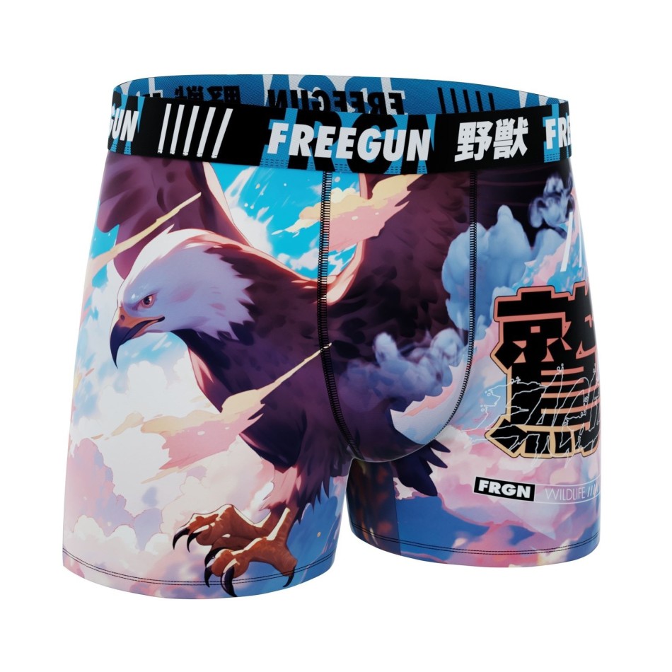 Aigle" Men's Microfiber Boxer Briefs (Men's boxer shorts) Freegun on FrenchMarket