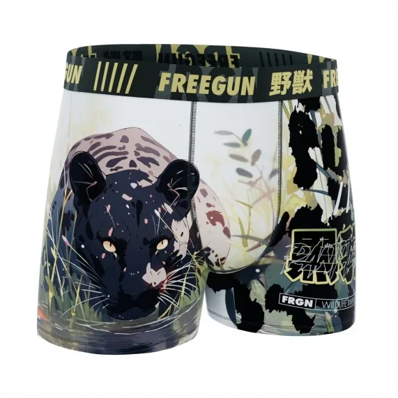 Panther" Microvezel Boxer voor heren (Herenboxershorts) Freegun chez FrenchMarket