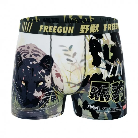 Boxer in microfibra "Panther" per uomo (Boxer da uomo) Freegun chez FrenchMarket