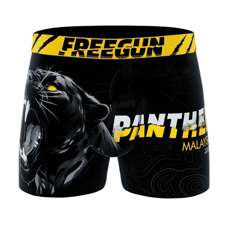 Boxer in microfibra "Panther" per uomo (Boxer da uomo) Freegun chez FrenchMarket