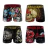 Set van 4 doodskop boxershorts voor jongens (Set jongensboxershorts) Freegun chez FrenchMarket Set van 4 doodskop boxershorts voor jongens (Set jongensboxershorts) Freegun chez FrenchMarket