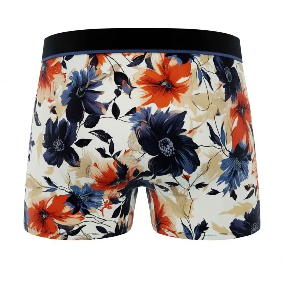 Boxer de algodón "Premium Signature Flowers" para hombre (Calzoncillos para hombre) Freegun chez FrenchMarket