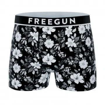 Boxer Homme Coton "Premium Signature Flowers" (Boxers Homme) Freegun chez FrenchMarket