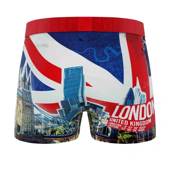 Boxer da uomo in microfibra "LONDON" UK (Boxer da uomo) Freegun chez FrenchMarket