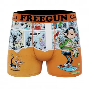 Boxer Mann Mikrofaser "GASTON LAGAFFE" (Boxershorts Mann) Freegun auf FrenchMarket