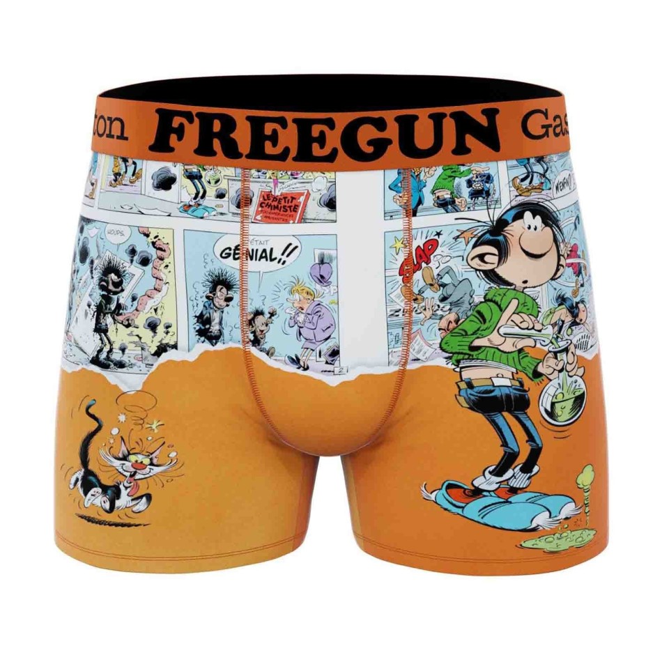 FREEGUN Boxershorts i mikrofiber för män "GASTON LAGAFFE