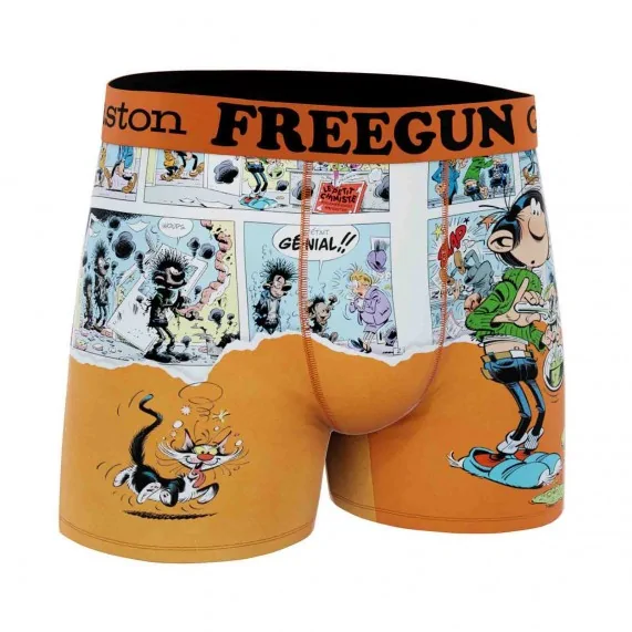 Boxer Mann Mikrofaser "GASTON LAGAFFE" (Boxershorts Mann) Freegun auf FrenchMarket