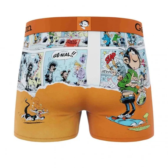 Boxer Mann Mikrofaser "GASTON LAGAFFE" (Boxershorts Mann) Freegun auf FrenchMarket
