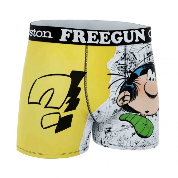 Calzoncillos bóxer de microfibra para hombre "GASTON LAGAFFE (Calzoncillos para hombre) Freegun chez FrenchMarket