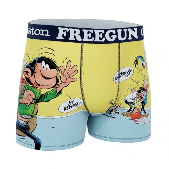 Boxer da uomo in microfibra "GASTON LAGAFFE (Boxer da uomo) Freegun chez FrenchMarket