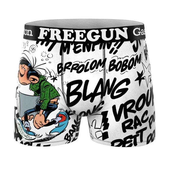 Boxer da uomo in microfibra "GASTON LAGAFFE (Boxer da uomo) Freegun chez FrenchMarket