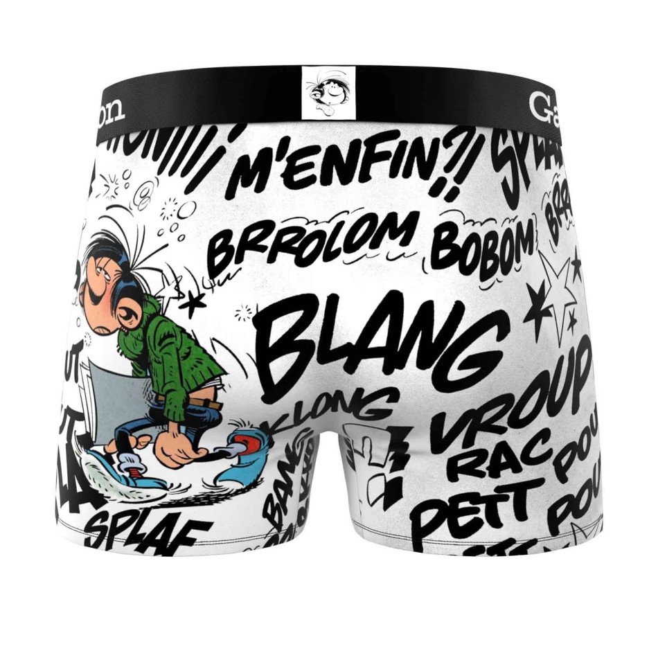 "GASTON LAGAFFE" Men's Microfiber Boxers (Men's Boxers) Freegun at FrenchMarket