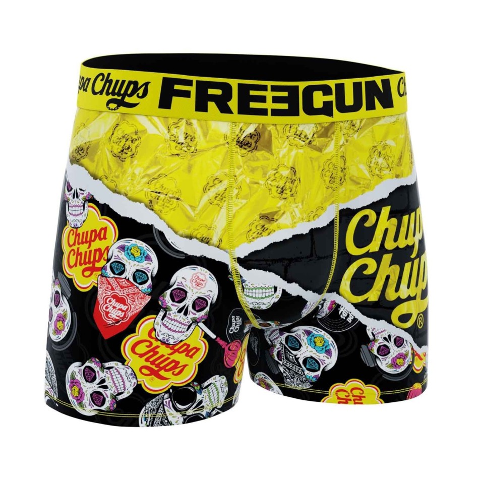 FREEGUN Set med 4 "Chupa Chups" boxerkalsonger för pojkar