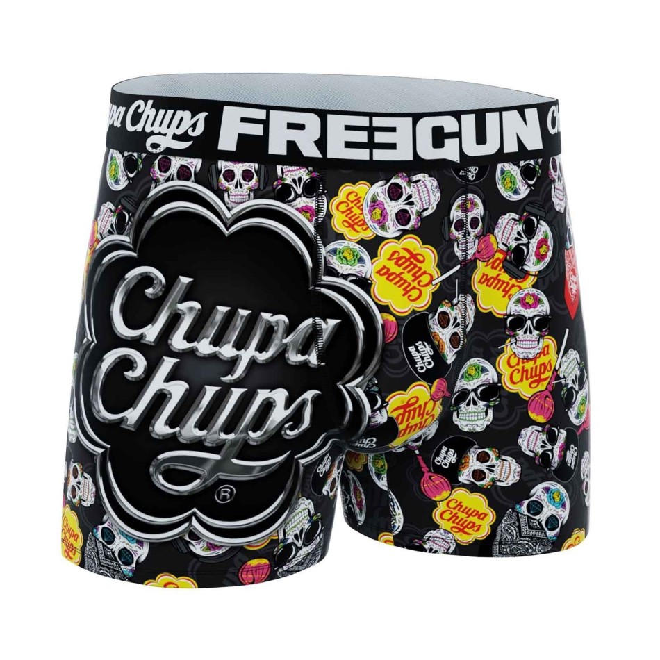 FREEGUN Set med 4 "Chupa Chups" boxerkalsonger för pojkar