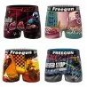 Lote de 4 calzoncillos bóxer de microfibra para niño "Photo Sport (Pack calzoncillos para niño) Freegun chez FrenchMarket