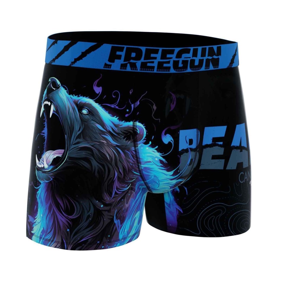 Lot de 4 Boxers Garçon Premium Animaux (Lot boxers Garçon) Freegun chez FrenchMarket