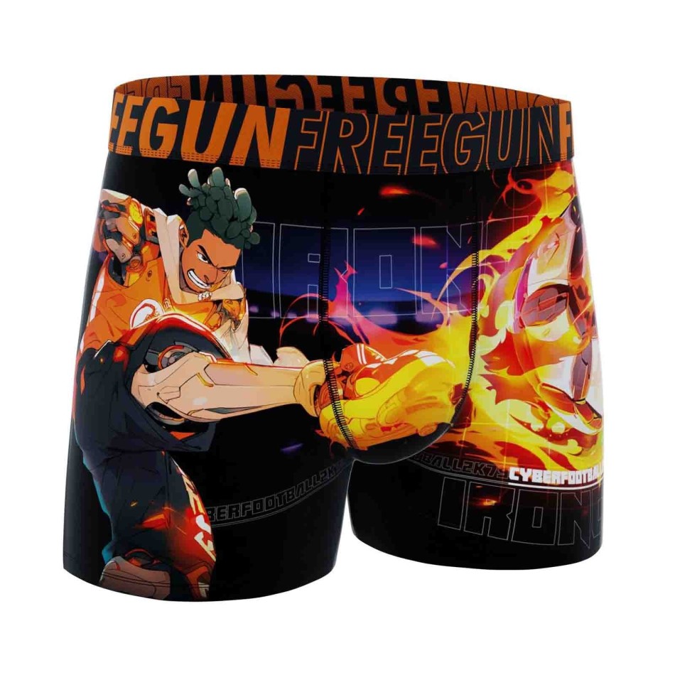 FREEGUN Set om 4 "Manga Video Game Future"-boxershorts för pojkar