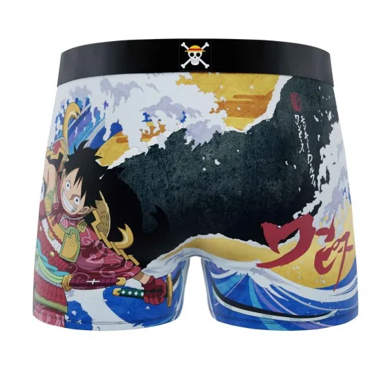 Calzoncillos de microfibra One Piece "Monkey D. Luffy" para hombre (Calzoncillos para hombre) Freegun chez FrenchMarket