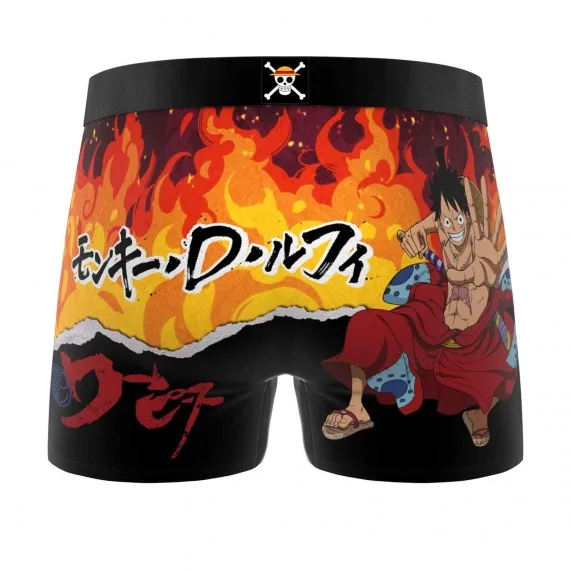 Calzoncillos de microfibra One Piece "Monkey D. Luffy" para hombre (Calzoncillos para hombre) Freegun chez FrenchMarket