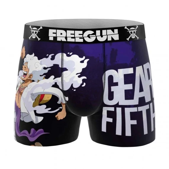 Boxer Homme Microfibre One Piece "Monkey D. Luffy" (Boxers Homme) Freegun chez FrenchMarket
