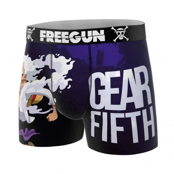 Boxer Homme Microfibre One Piece "Monkey D. Luffy" (Boxers Homme) Freegun chez FrenchMarket