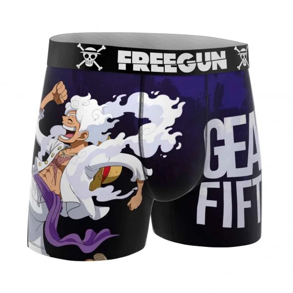 Boxer Homme Microfibre One Piece "Monkey D. Luffy" (Boxers Homme) Freegun chez FrenchMarket