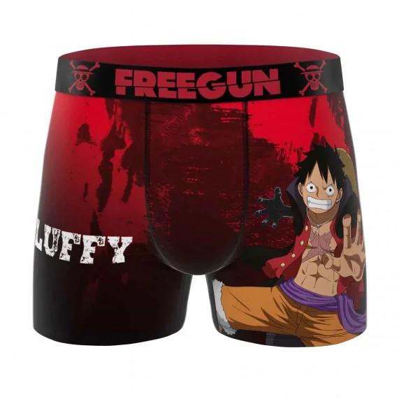 Calzoncillos de microfibra One Piece "Monkey D. Luffy" para hombre (Calzoncillos para hombre) Freegun chez FrenchMarket