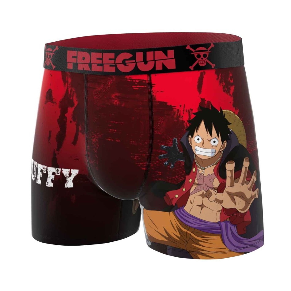 Boxer Homme Microfibre One Piece "Monkey D. Luffy"
