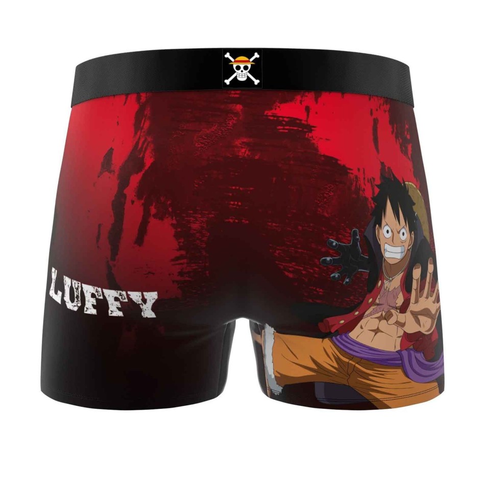 Boxer Homme Microfibre One Piece "Monkey D. Luffy"