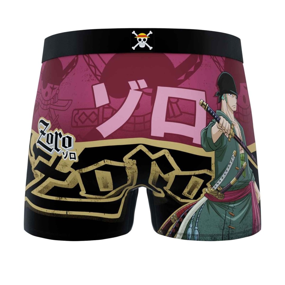 One Piece "Roronoa Zoro" Microfiber Boxer for Men (Men's boxer shorts) Freegun on FrenchMarket