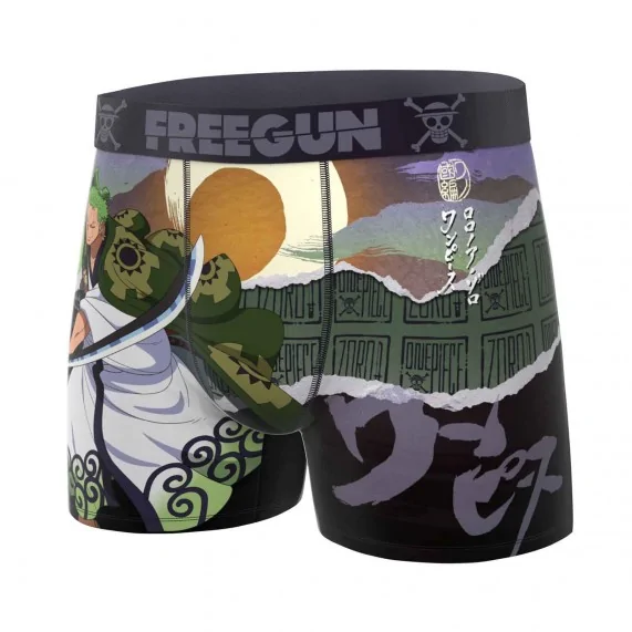 Boxer de una pieza de microfibra "Roronoa Zoro" para hombre (Calzoncillos para hombre) Freegun chez FrenchMarket