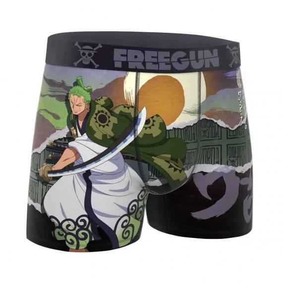 Boxer de una pieza de microfibra "Roronoa Zoro" para hombre (Calzoncillos para hombre) Freegun chez FrenchMarket