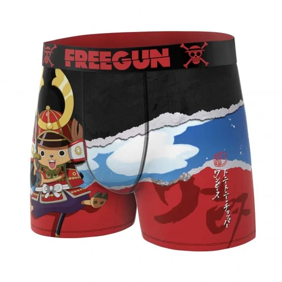 Boxer de una pieza de microfibra "Tony-Tony Chopper" para hombre (Calzoncillos para hombre) Freegun chez FrenchMarket