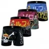 Set van 4 eendelige boxershorts van microvezel voor mannen (Herenboxershorts) Freegun chez FrenchMarket