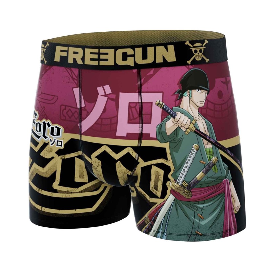 Juego de 4 calzoncillos bóxer de una pieza de microfibra para hombre (Calzoncillos para hombre) Freegun chez FrenchMarket